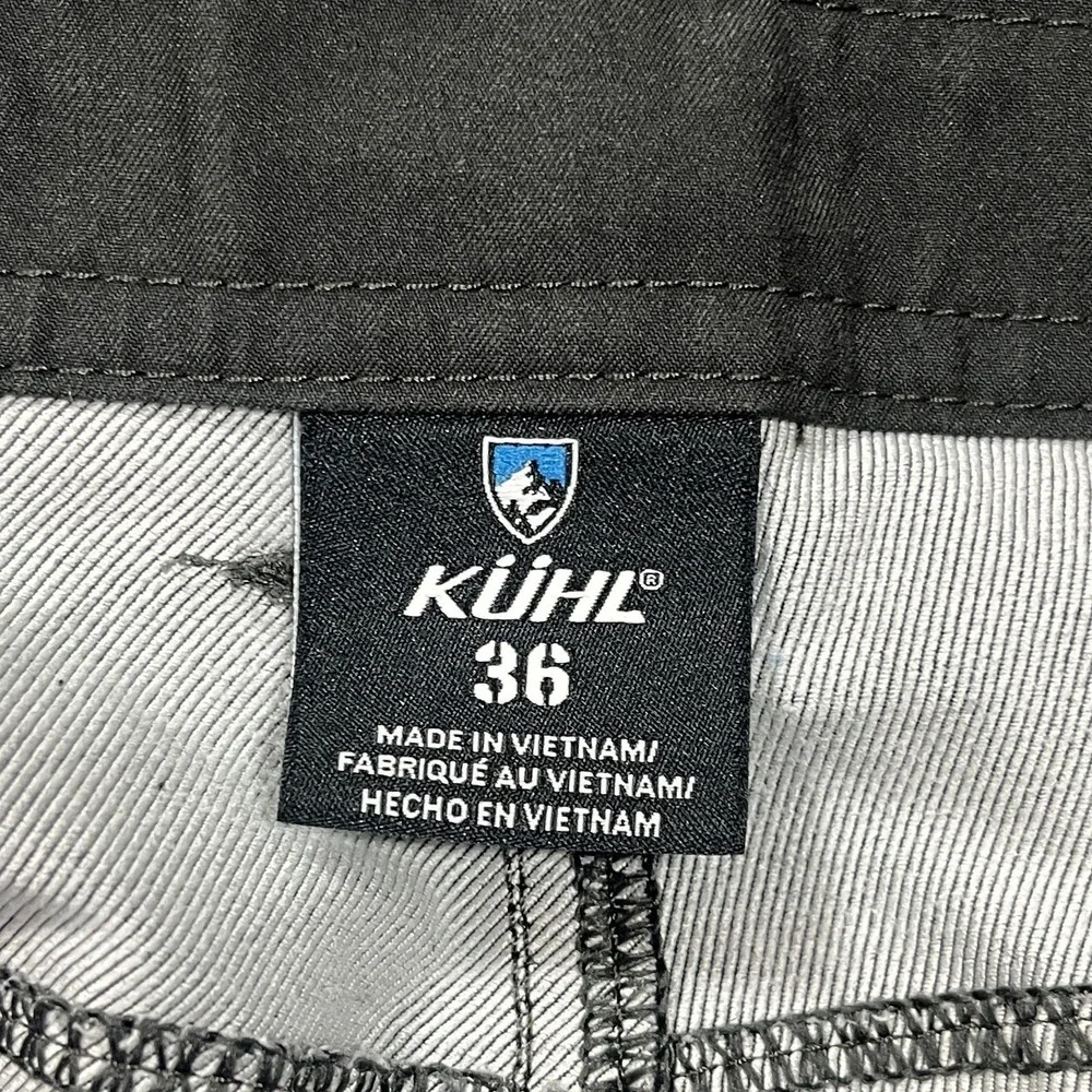 Kuhl Shift Amphibia Hybrid Shorts Mens 36x9 Gray Lightweight Quick Dry Tech 5129